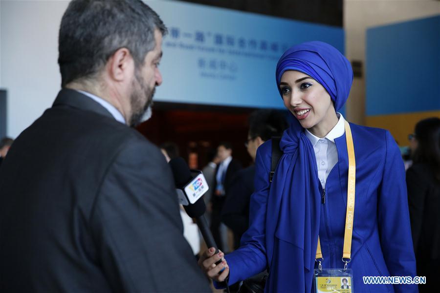 (BRF)CHINA-BEIJING-BELT AND ROAD FORUM-JOURNALISTS(CN)