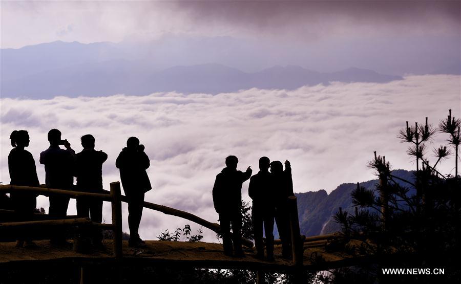 CHINA-SHAANXI-SCENERY-CLOUD SEA (CN)