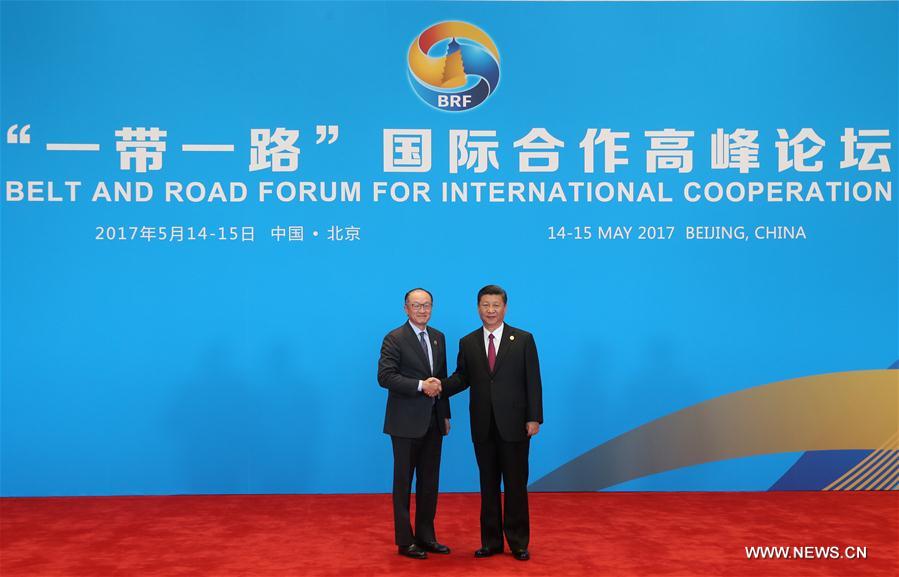 (BRF)CHINA-BEIJING-BELT AND ROAD FORUM-LEADERS' ROUNDTABLE SUMMIT-XI JINPING(CN)