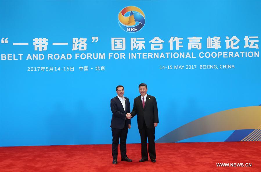 (BRF)CHINA-BEIJING-BELT AND ROAD FORUM-LEADERS' ROUNDTABLE SUMMIT-XI JINPING(CN)