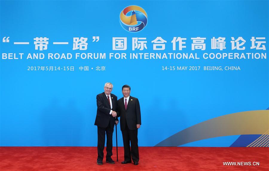(BRF)CHINA-BEIJING-BELT AND ROAD FORUM-LEADERS' ROUNDTABLE SUMMIT-XI JINPING(CN)