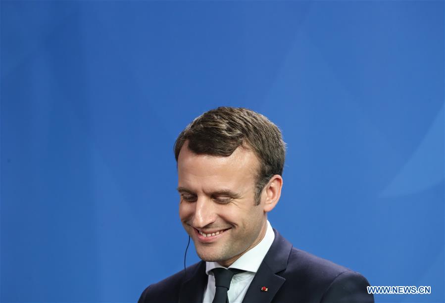 GERMANY-BERLIN-CHANCELLOR-FRANCE-PRESIDENT-PRESS CONFERENCE