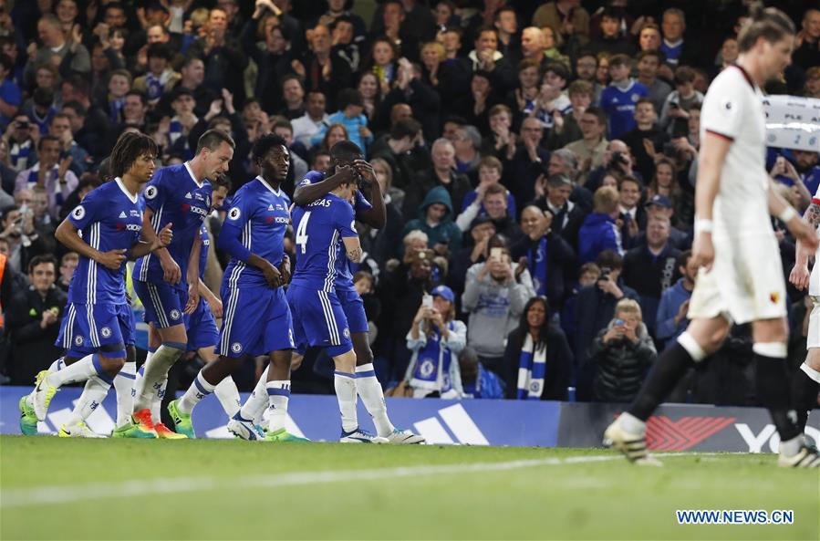 (SP)BRITAIN-LONDON-SOCCER-PREMIER LEAGUE-CHELSEA VS WATFORD