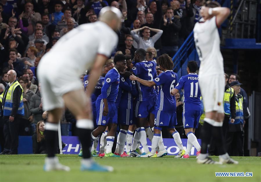 (SP)BRITAIN-LONDON-SOCCER-PREMIER LEAGUE-CHELSEA VS WATFORD