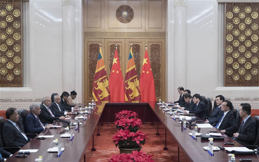 CHINA-BEIJING-LI KEQIANG-SRI LANKA-MEETING (CN)