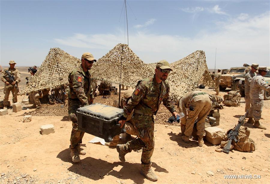 JORDAN-ESHIDIYA DESERT-"EAGER LION"-MILITARY EXERCISE