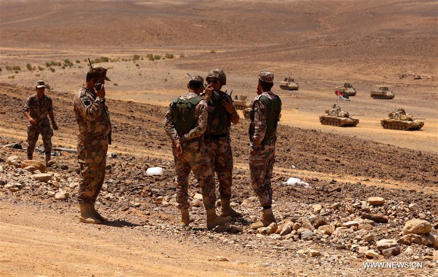 JORDAN-ESHIDIYA DESERT-"EAGER LION"-MILITARY EXERCISE