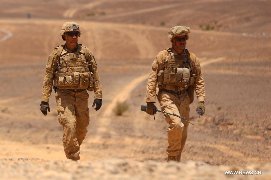 JORDAN-ESHIDIYA DESERT-"EAGER LION"-MILITARY EXERCISE