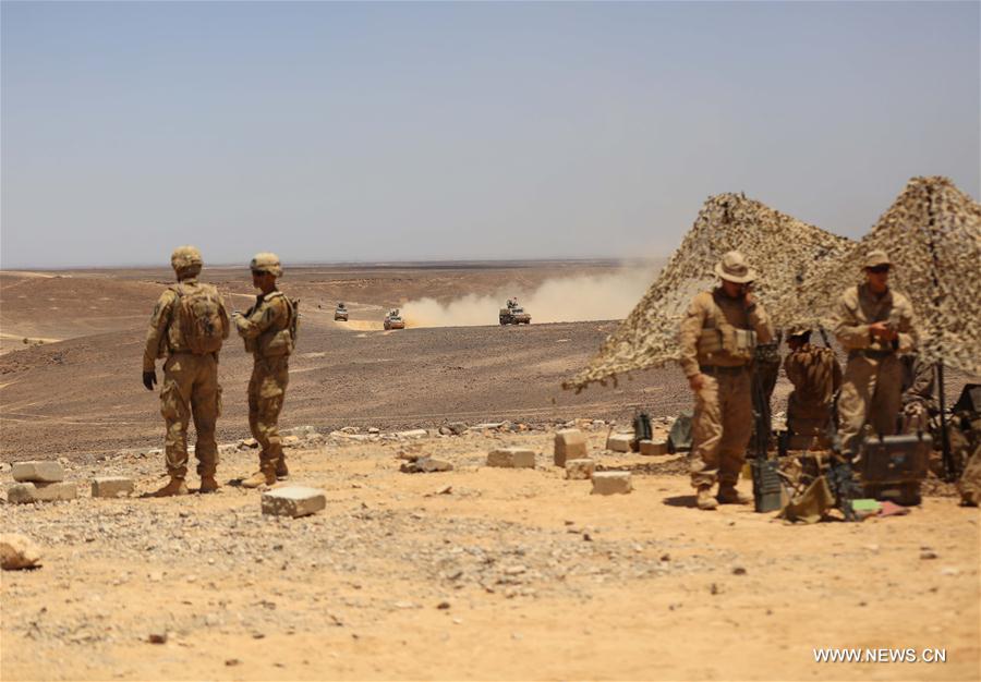 JORDAN-ESHIDIYA DESERT-"EAGER LION"-MILITARY EXERCISE