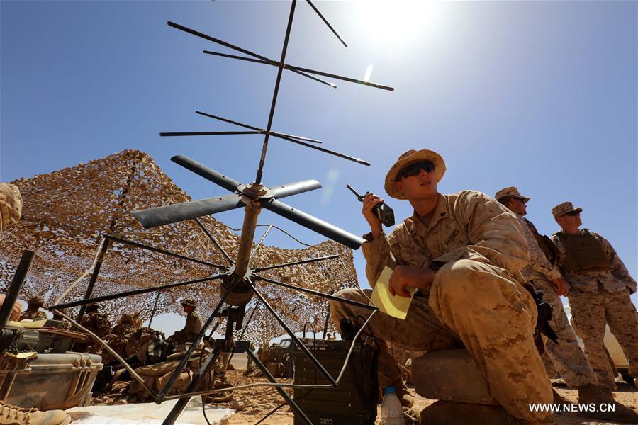 JORDAN-ESHIDIYA DESERT-"EAGER LION"-MILITARY EXERCISE