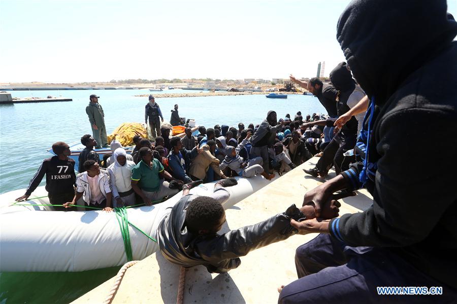 LIBYA-GUARABOULI-ILLEGAL IMMIGRANTS