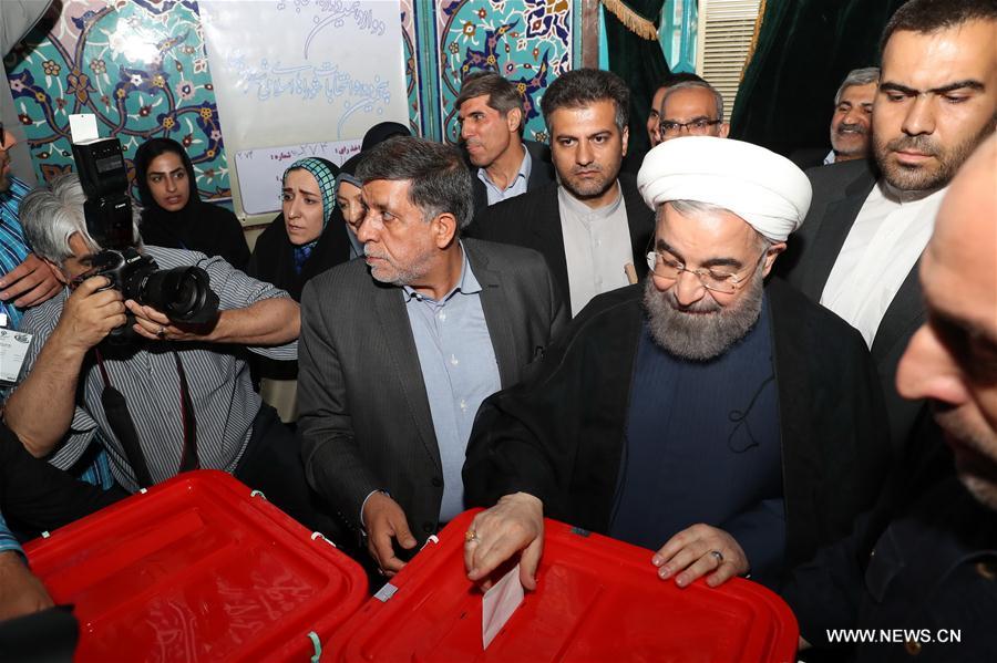 IRAN-TEHRAN-PRESIDENTIAL ELECTION-HASSAN ROUHANI