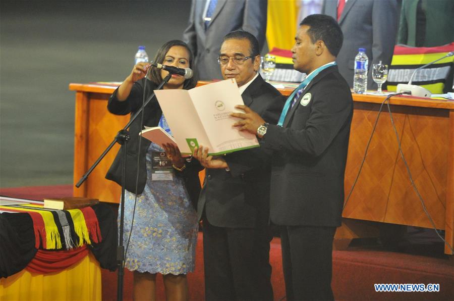 TIMOR-LESTE-DILI-PRESIDENT-INAUGURATION