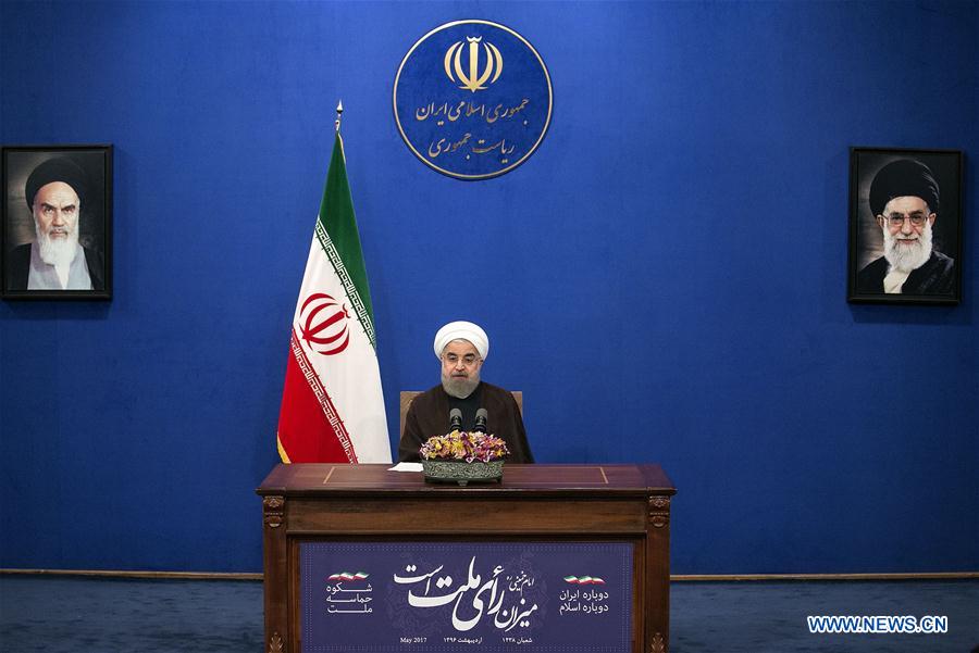 IRAN-TEHRAN-PRESIDENTIAL ELECTION-ROUHANI-TELEVISED SPEECH