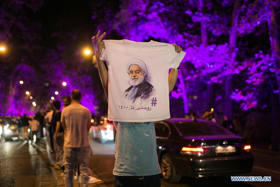 IRAN-TEHRAN-ELECTION-ROUHANI-CELEBRATION