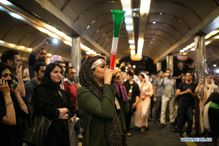 IRAN-TEHRAN-ELECTION-ROUHANI-CELEBRATION