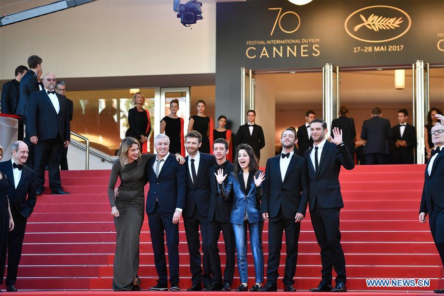 FRANCE-CANNES-70TH CANNES FILM FESTIVAL-120 BPM-RED CARPET