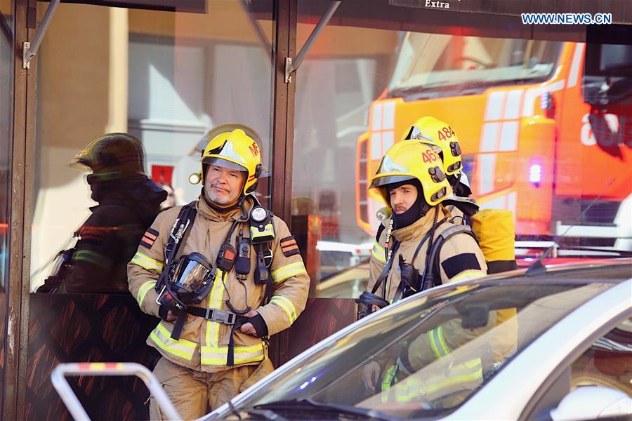 FINLAND-HELSINKI-FIRE