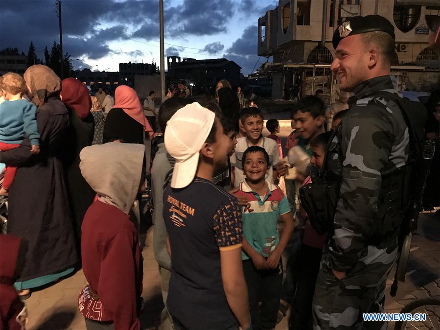 SYRIA-HOMS CITY-LAST BATCH OF REBELS-EVACUATION