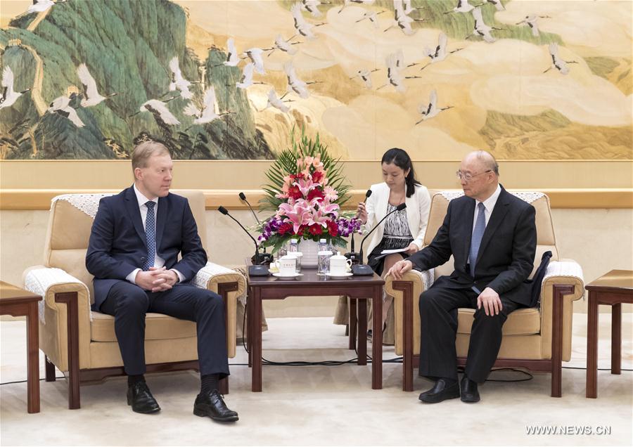 CHINA-ESTONIA-CHEN YUAN-MIHKELSON-MEETING (CN)