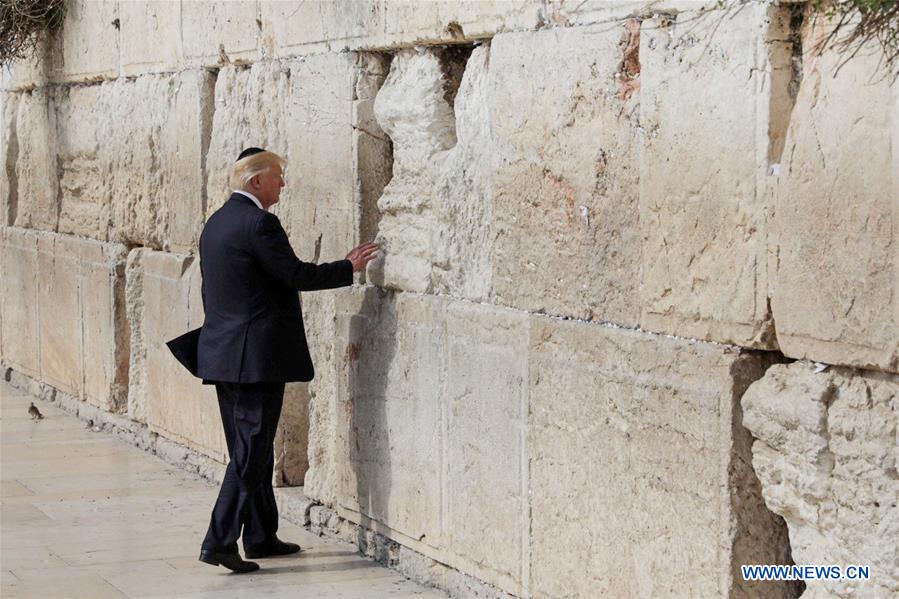 MIDEAST-JERUSALEM-WESTERN WALL-TRUMP-VISIT