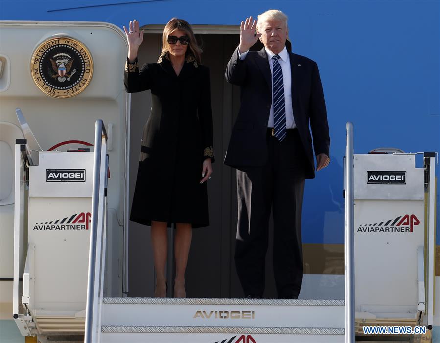 ITALY-ROME-U.S.-PRESIDENT-TRUMP-ARRIVAL