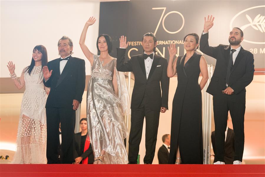 FRANCE-CANNES-70TH CANNES FILM FESTIVAL-IN COMPETITION-RADIANCE-RED CARPET