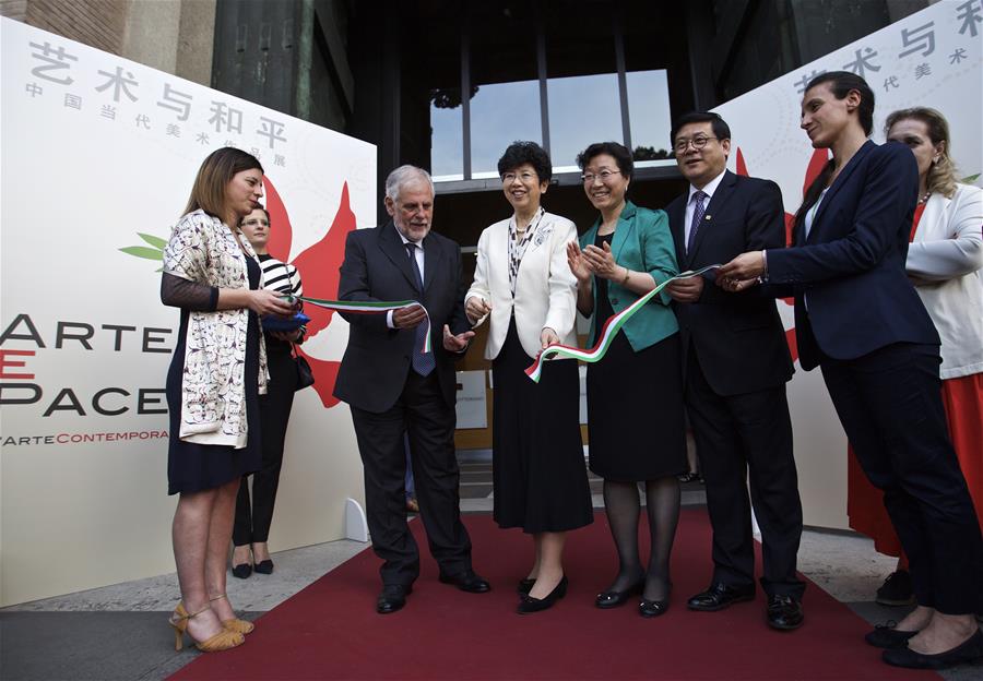 ITALY-ROME-CHINA-ART AND PEACE-EXHIBITION