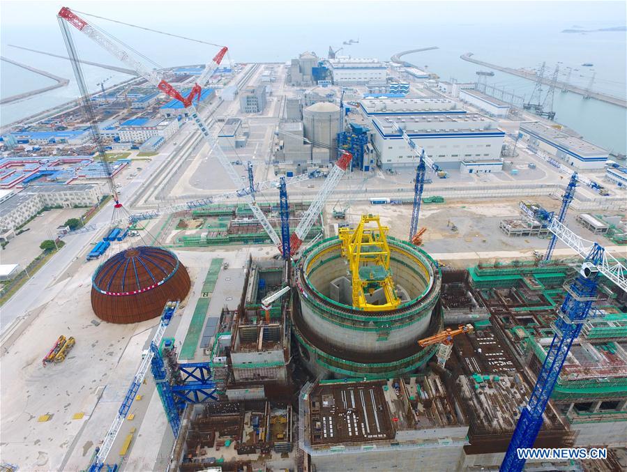 CHINA-FUJIAN-HUALONG ONE-REACTOR-DOME INSTALLATION (CN)
