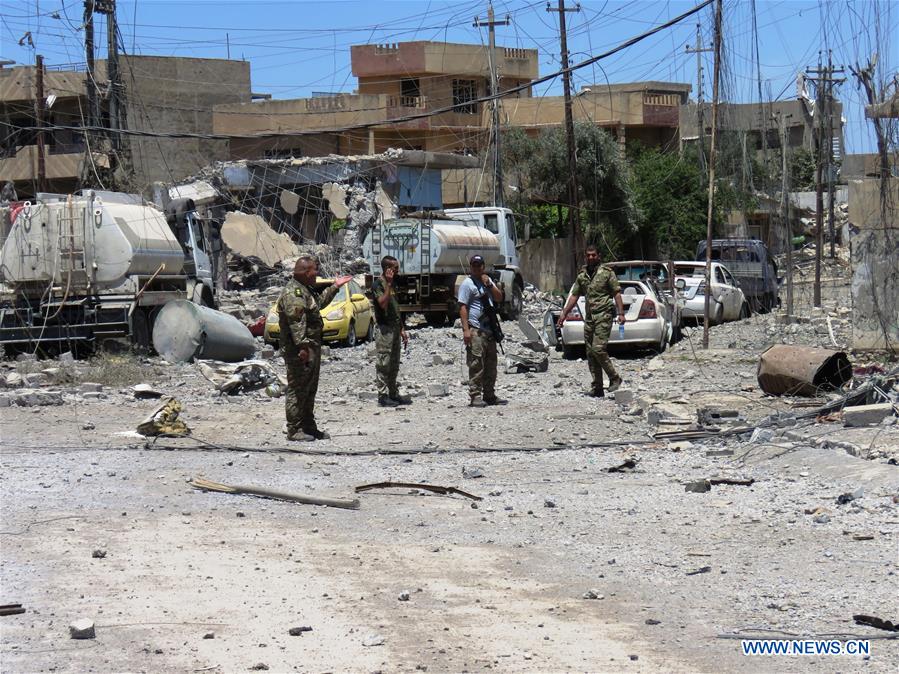 IRAQ-WESTERN MOSUL-RECAPTURED NEIGHBORHOOD-VISIT