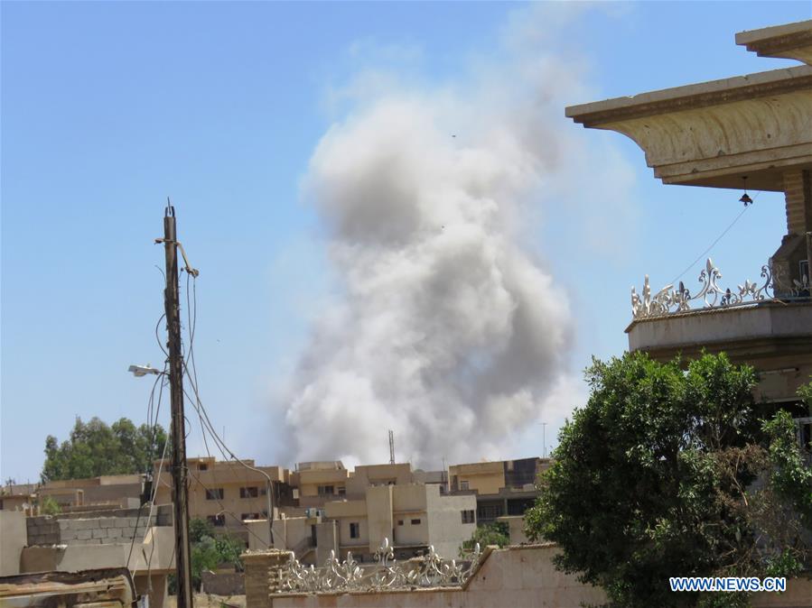 IRAQ-WESTERN MOSUL-RECAPTURED NEIGHBORHOOD-VISIT