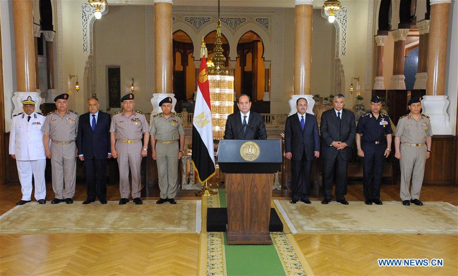EGYPT-CAIRO-SHOOTING ATTACK-PRESIDENT-SPEECH