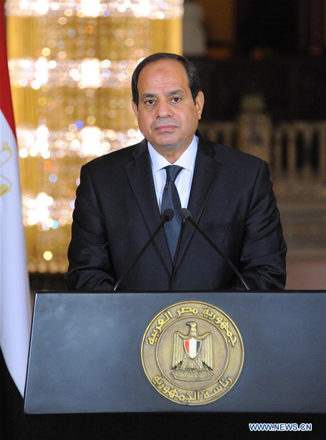 EGYPT-CAIRO-SHOOTING ATTACK-PRESIDENT-SPEECH