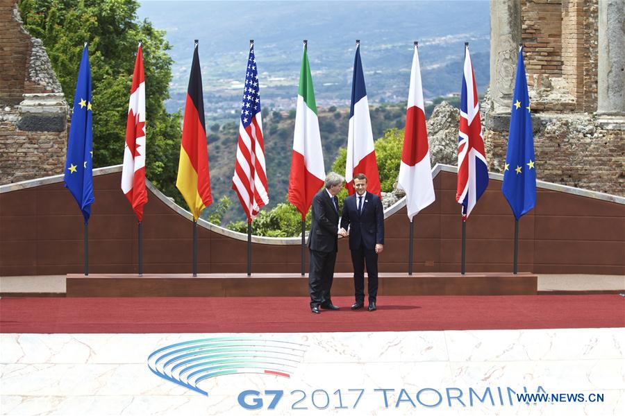 ITALY-SICILY-TAORMINA-G7-OPENING CEREMONY