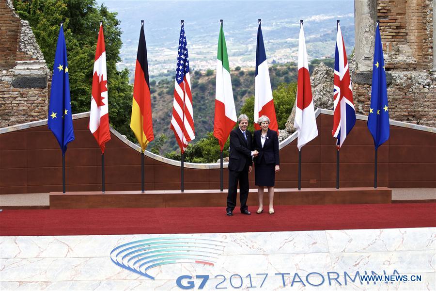 ITALY-SICILY-TAORMINA-G7-OPENING CEREMONY