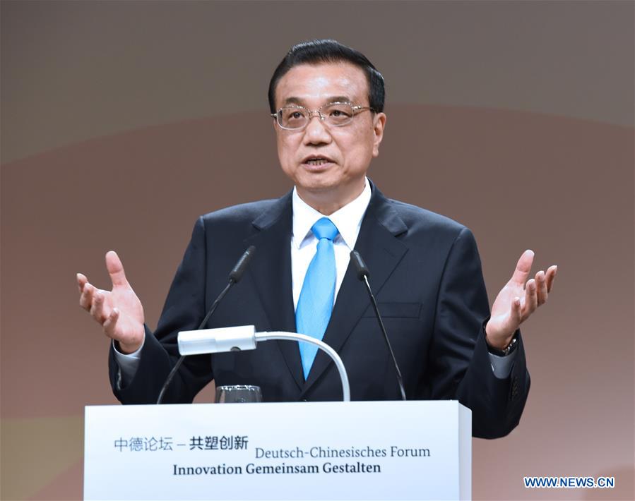 GERMANY-BERLIN-CHINA-LI KEQIANG-MERKEL-FORUM