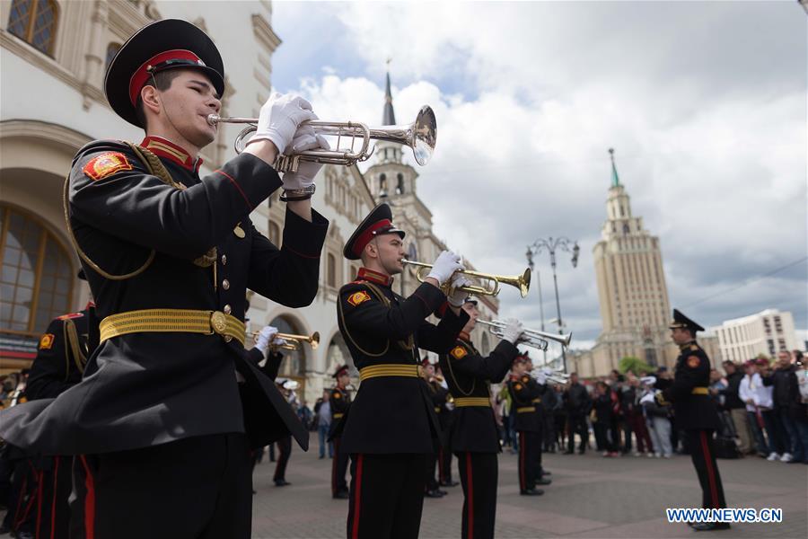 RUSSIA-MOSCOW-MILITARY-MUSIC