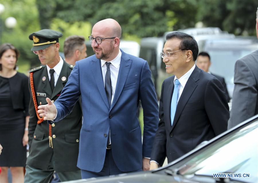 BELGIUM-CHINA-LI KEQIANG-CHARLES MICHEL-WELCOME CEREMONY 