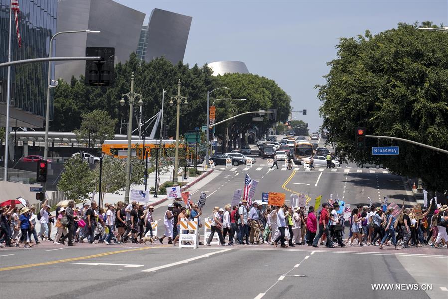 U.S.-LOS ANGELES-RALLY-MARCH FOR TRUTH