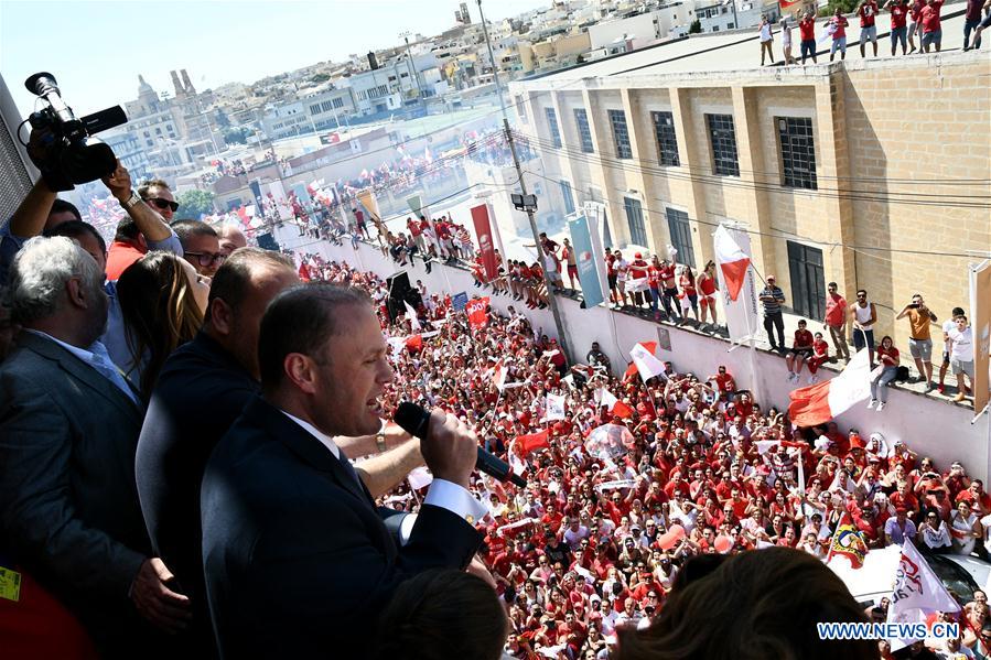 MALTA-HAMRUN-GENERAL ELECTION-LABOUR PARTY-WINNING