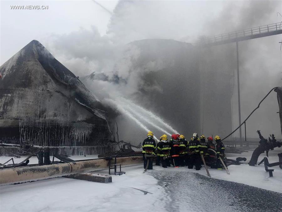 CHINA-SHANDONG-PETROCHEMICAL PLANT-EXPLOSION (CN)