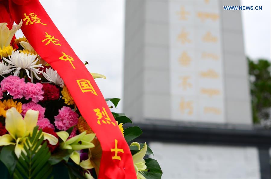 LAOS-XIENG KHUANG-CHINESE MARTYRS CEMETERY-RENOVATION