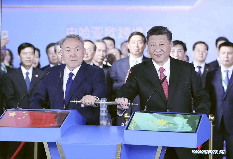 KAZAKHSTAN-CHINA-XI JINPING-ASTANA EXPO-CHINESE PAVILION-VISIT
