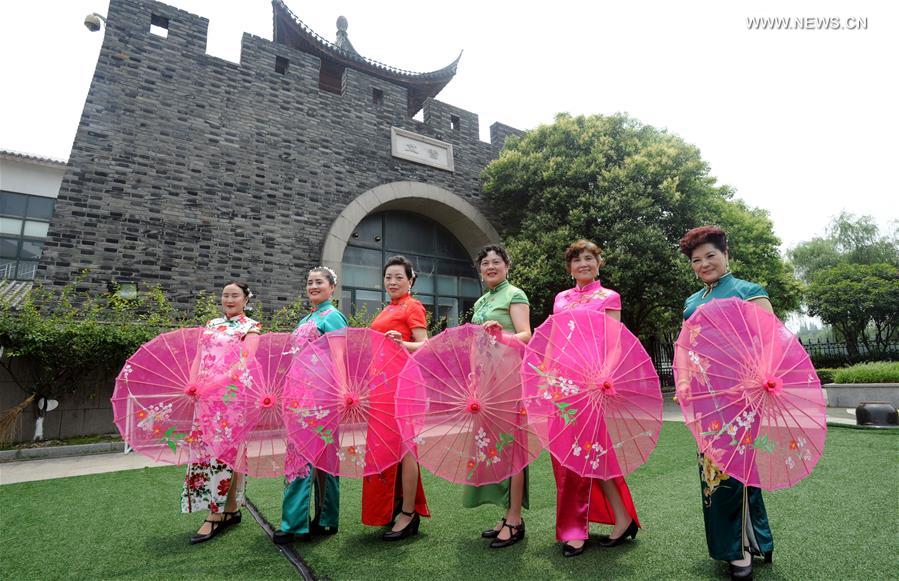 #CHINA-JIANGSU-SUZHOU-CHEONGSAM SHOW (CN)