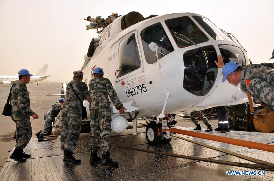 SUDAN-CHINA-HELICOPTER UNIT-DARFUR