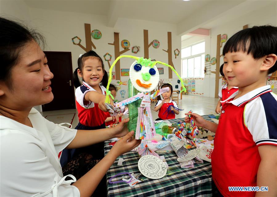 #CHINA-ANHUI-KINDERGARTEN-WASTE RECYCLING (CN)