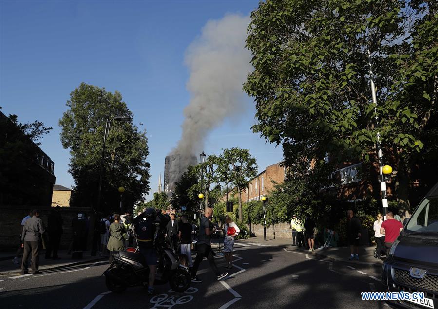 BRITAIN-LONDON-FIRE