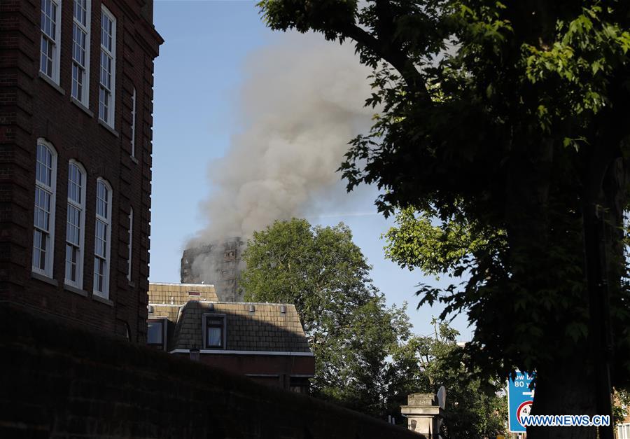 BRITAIN-LONDON-FIRE