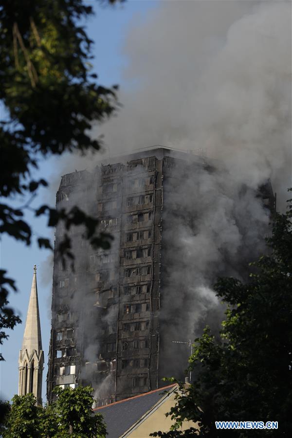 BRITAIN-LONDON-FIRE