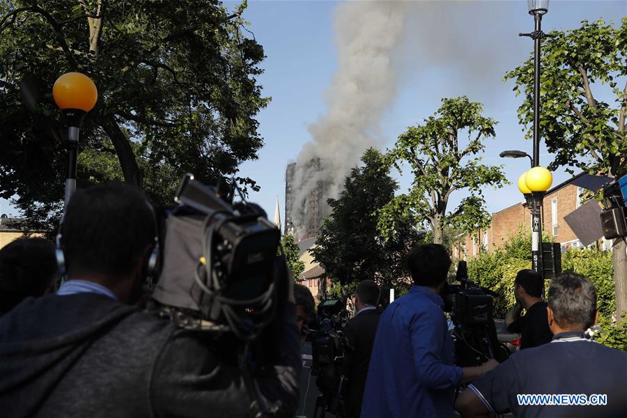 BRITAIN-LONDON-FIRE